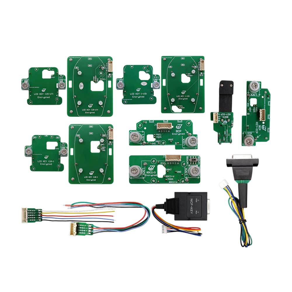 Yanhua BMW BDC2/BDC3/BCP/LCD (Encrypted Chip Copy) Interface Board and BDC3 PCB Interface Board (Unencrypted Key Copy) Kit Package