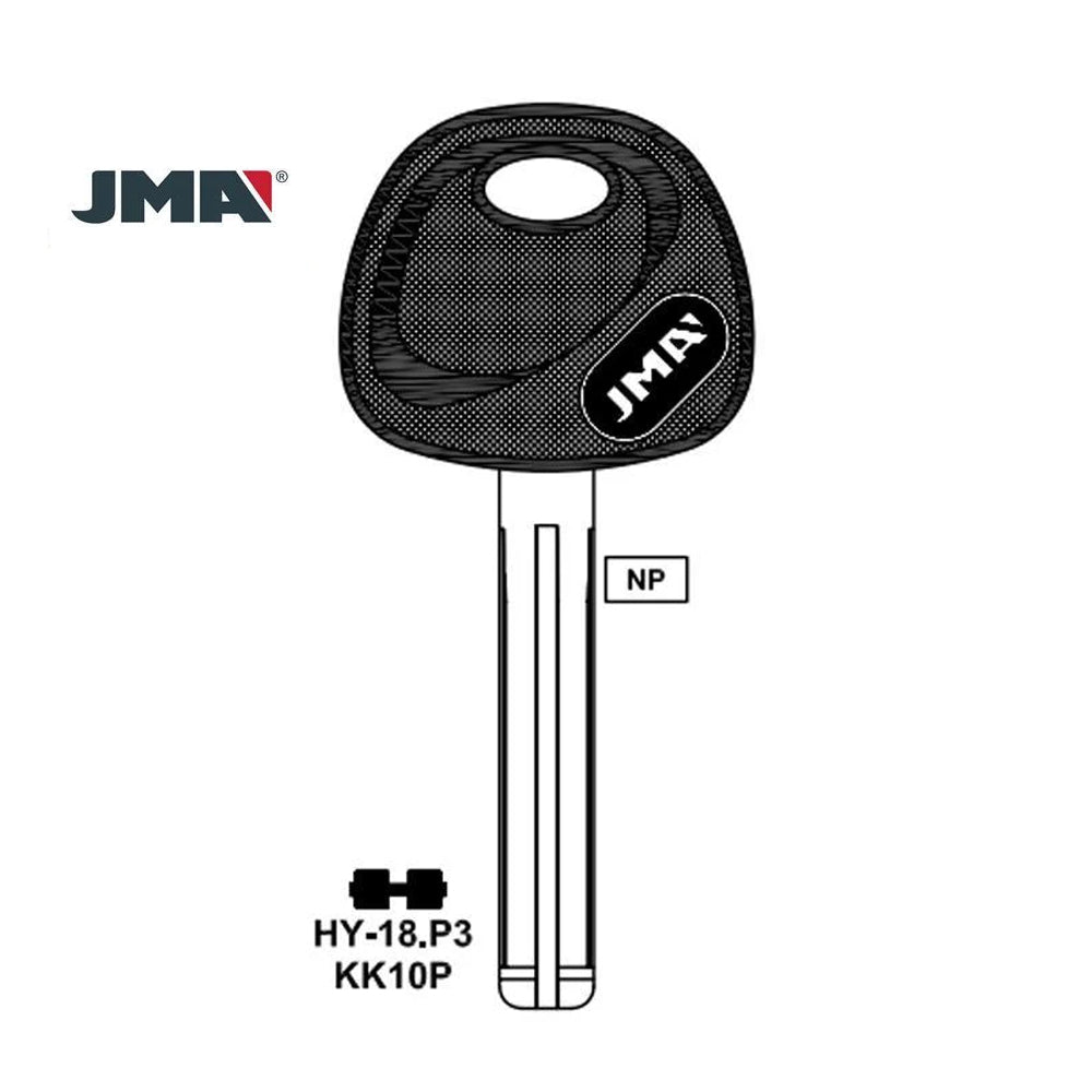 2010 - 2015 Hyundai Kia Key Blank - KK10-P / HY-18.P3