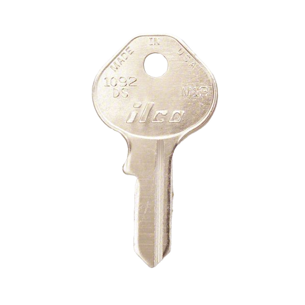 1092DS Master 4-Pin Padlock Key Blank - Brass Finish - MAS-13DE / M13 BR