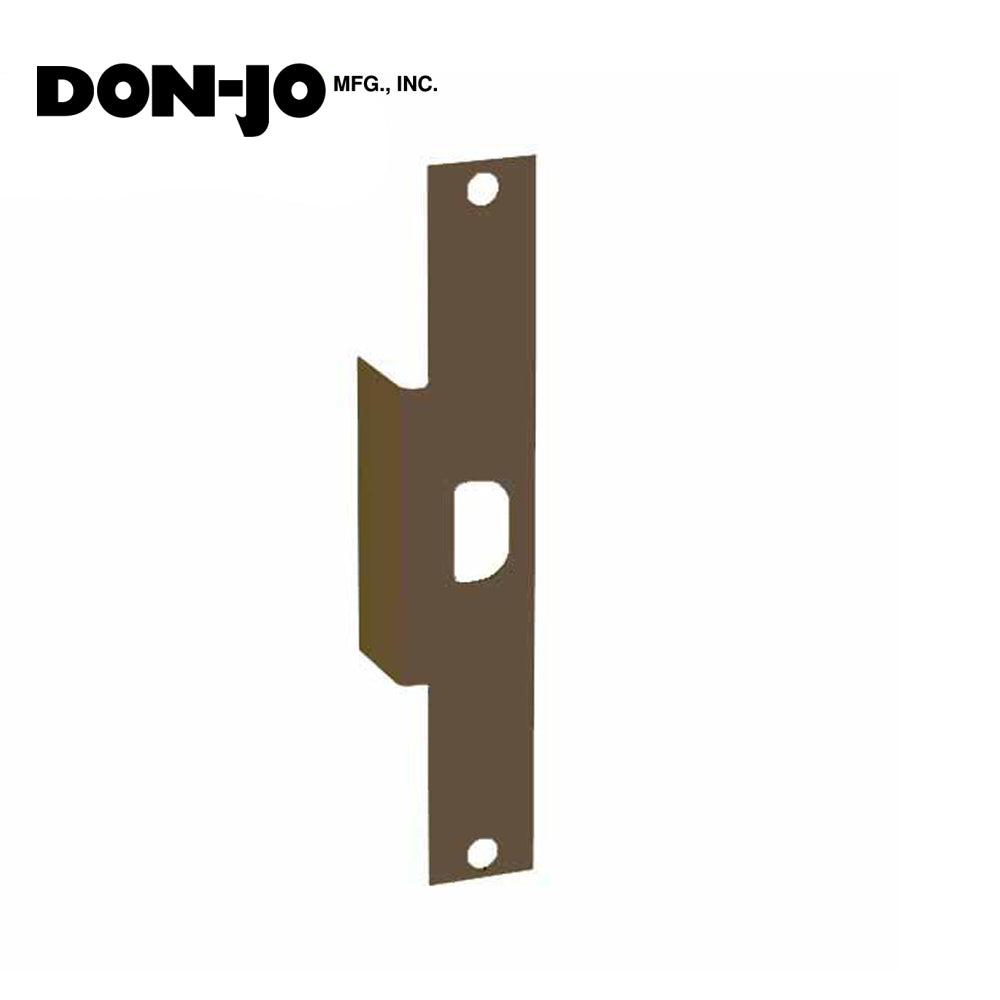 Don-Jo - Electric Strike Filler Plate - 9 x 1 3/8 - Duro Coated