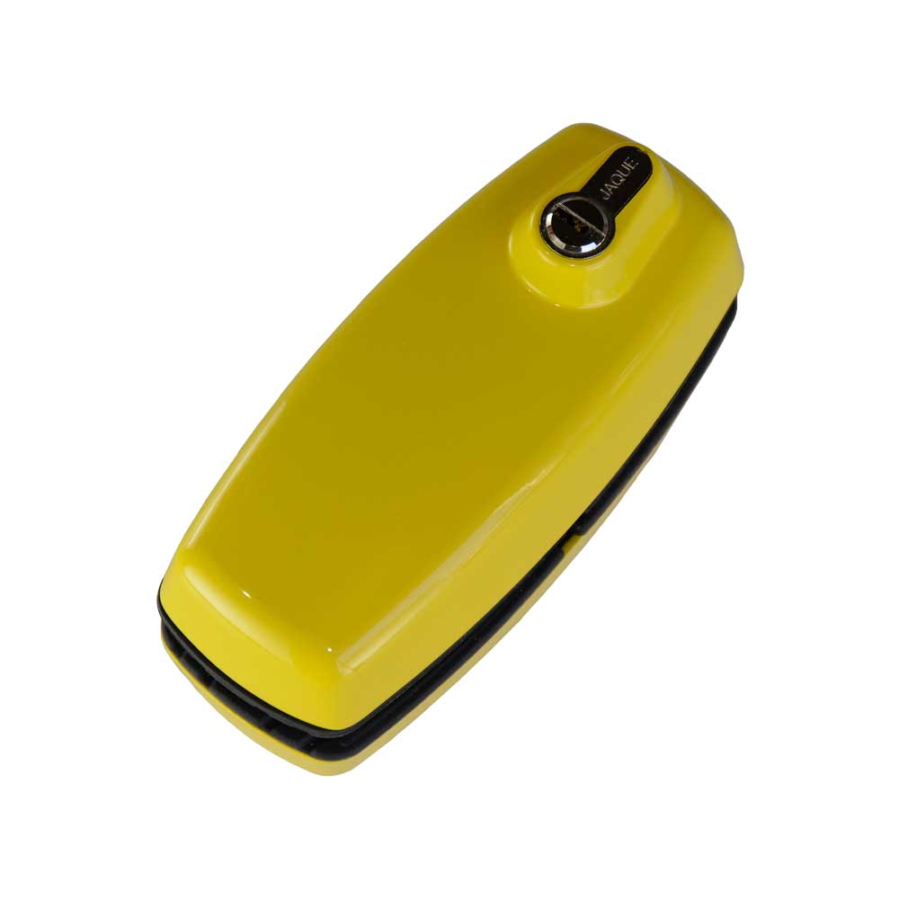GAAB T180-05 Tempered Frameless Glass Door Lock Reversible 10 - 12mm Doors - Yellow