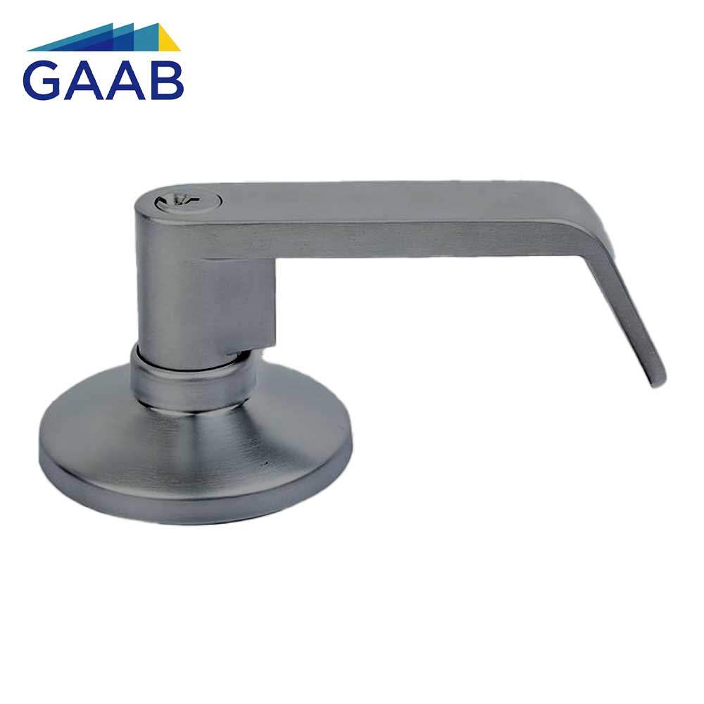 GAAB T840M15 Outside Lever Trim For Classroom Panic Device Satin Chrome - Grade 1