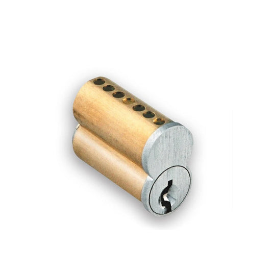 GMS - SFIC- Small Format Interchangeable Core - 7 Pin - Uncombinated (No Pins) - Keyway (Best A to R) - Satin Chrome