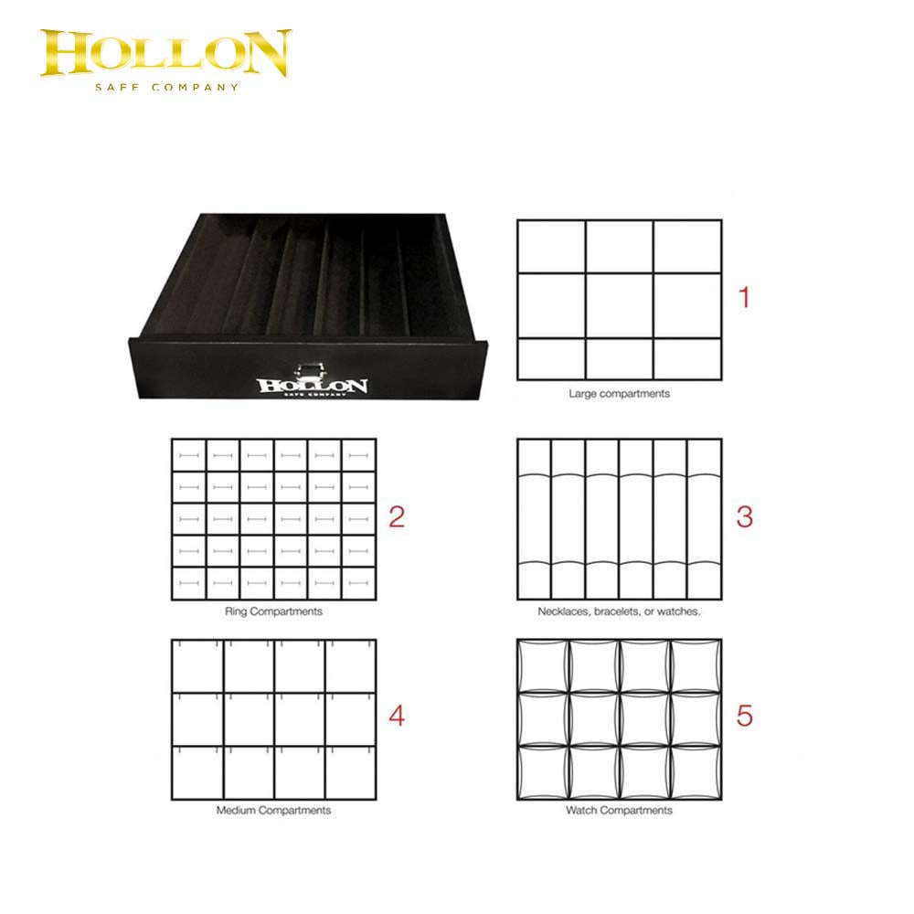 Hollon 685C-JD Fire & Burglary Jewelry Safe with Dial Combination Lock