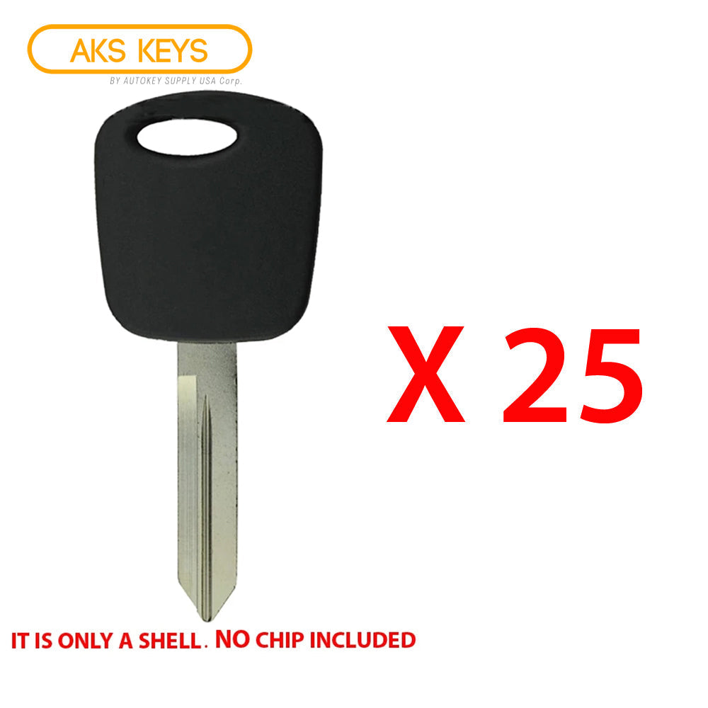 1996 - 2006 Ford Lincoln Mercury Key Shell H72PT (25 Pack)