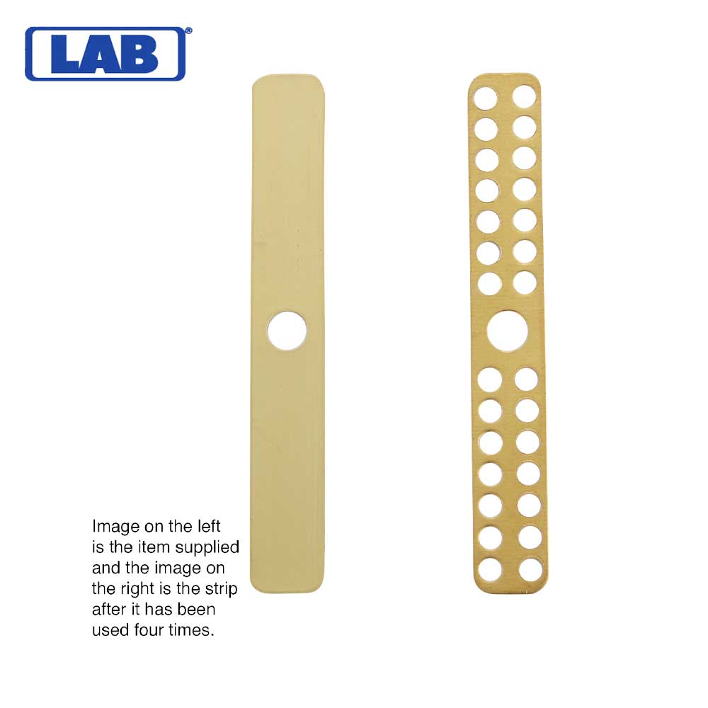 LAB - LBCSP250 Brass Capping Strip (250 Polybag)