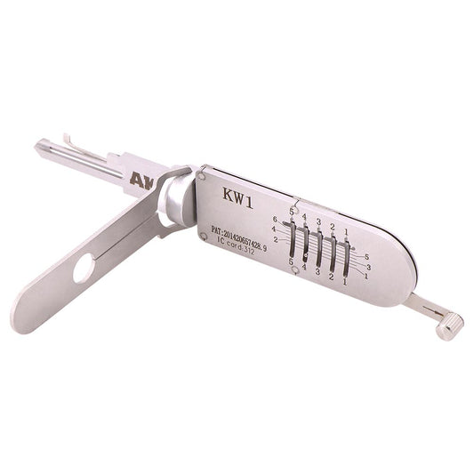 Genuine AKK Lishi KW1 2-in-1 Tool for Kwikset keyway KW1 5 Pins Locks