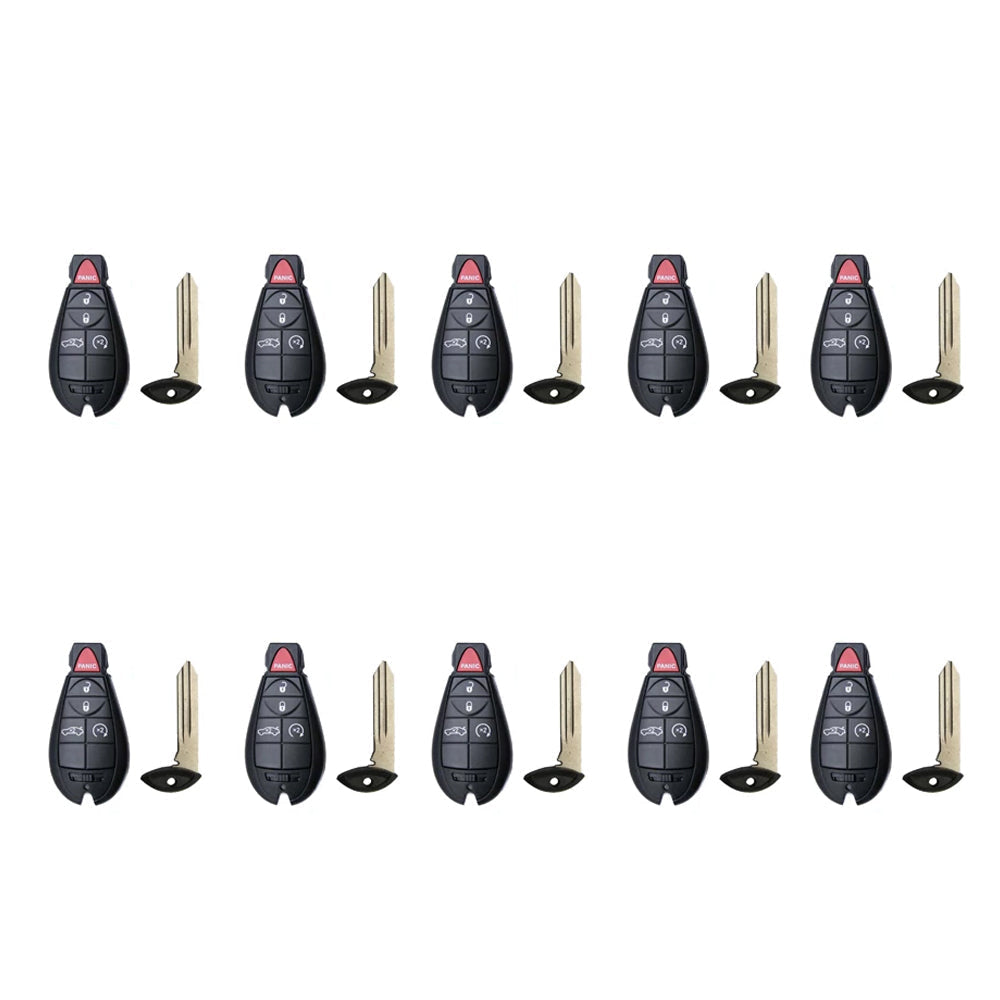 2010 - 2014 Dodge Challenger Smart Fobik Key 5B FCC# IYZ-C01C (10 Pack)