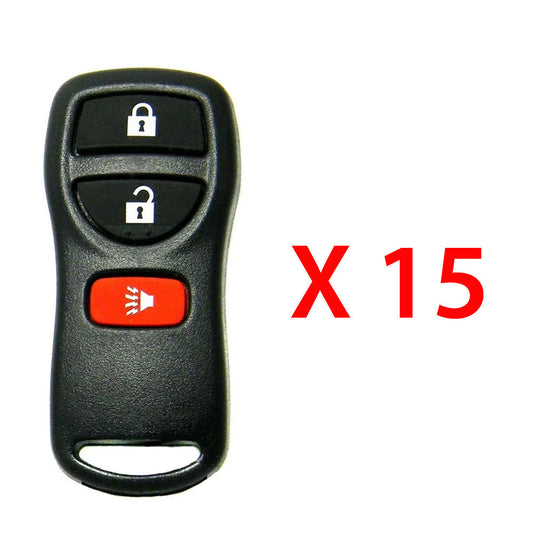 2002 - 2014 Nissan Remote Control 3B FCC# KBRASTU15 (15 Pack)