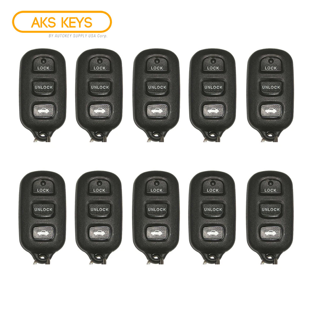 1998 - 1999 Toyota Remote Control 4B FCC# HYQ1512Y (10 Pack)