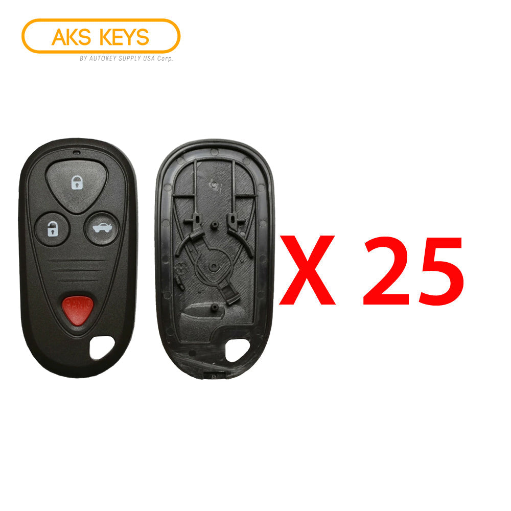 1999 - 2008 Acura Honda Remote Control Shell 4B (25 Pack)