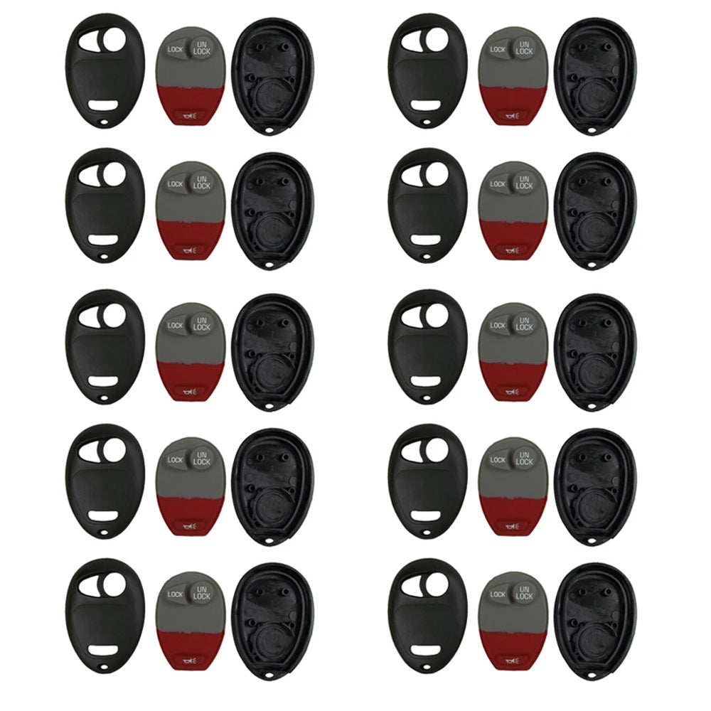 2001 - 2011 Chevrolet GMC Hummer Oldsmobile Pontiac Remote Shell 3B (10 Pack)