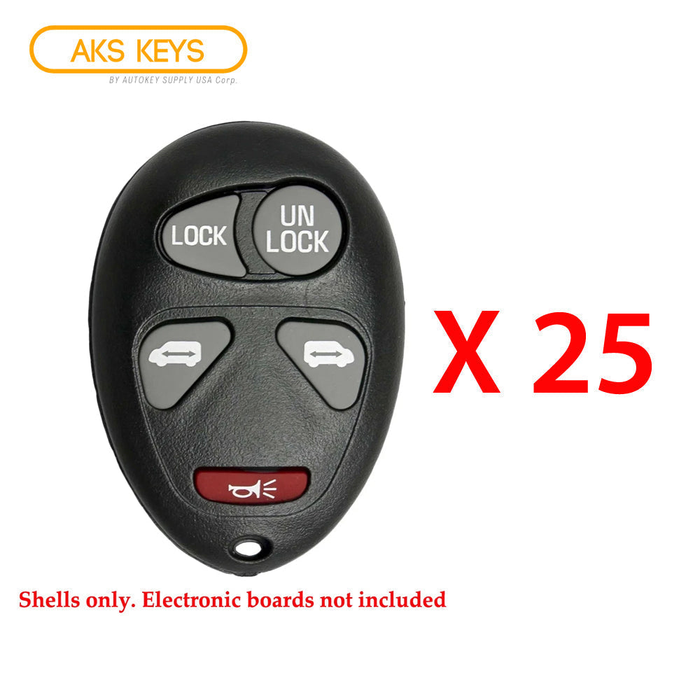 2002 - 2005 GM Remote Control Shell Pad - 5B for FCC# L2C0007T (25 Pack)