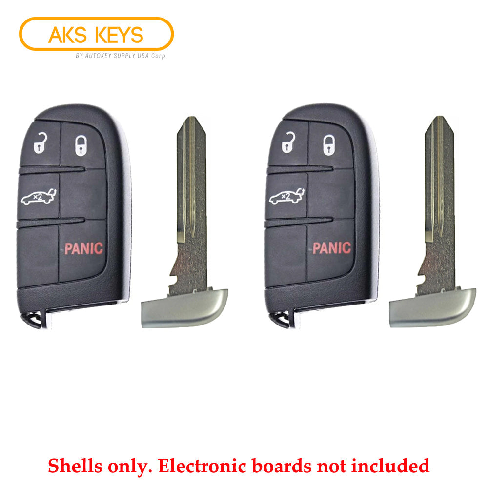 Chrysler Dodge Smart Key Shell 4B (2 Pack)