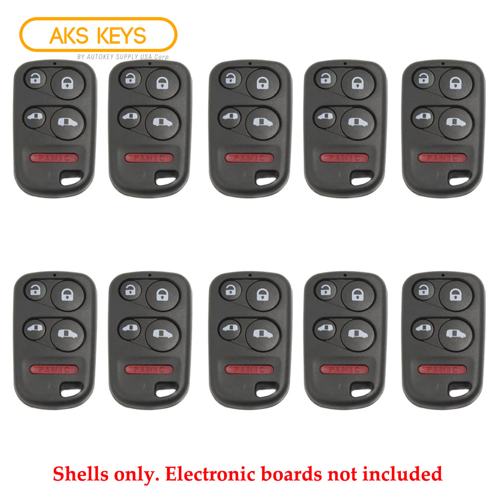 2002 - 2004 Replacement for Remote Control Shell Case 5B for Honda (10 Pack)
