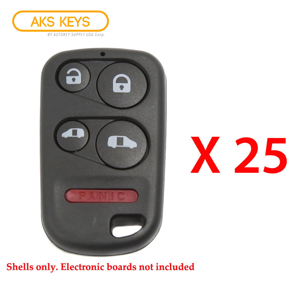 2002 - 2004 Replacement for Remote Control Shell Case 5B for Honda (25 Pack)