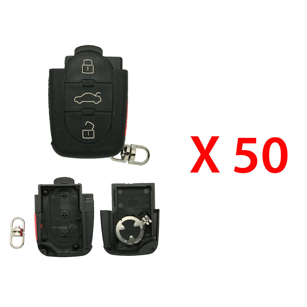 1997 - 2006 VW Audi Remote Control Shell 4B (50 Pack)