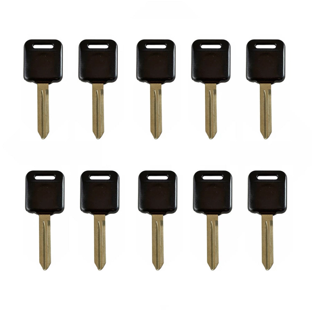 1999 - 2006 Nissan Infiniti Transponder Key - 4D60 Chip - NI01T������������/ NI02T (10 Pack)