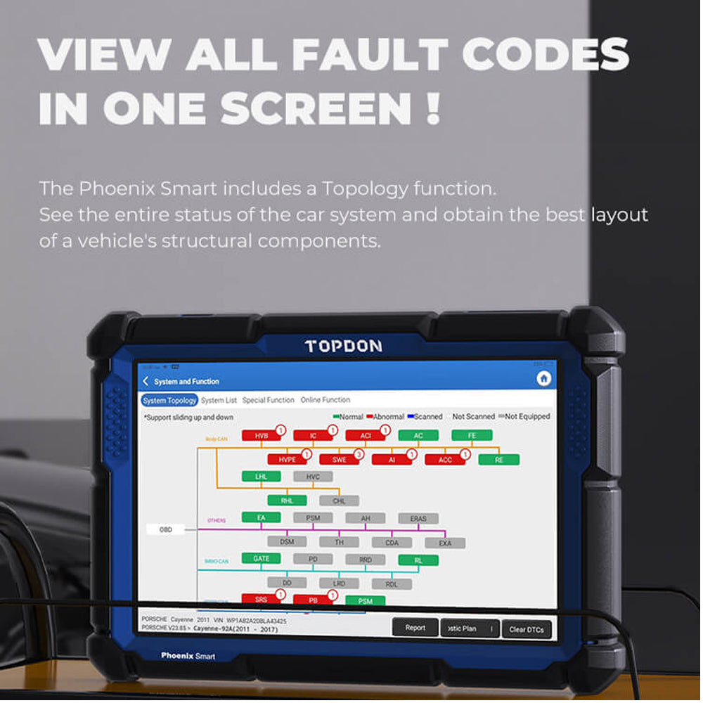 TOPDON Phoenix Smart - Intelligent Diagnostic Scanner (Open Box)