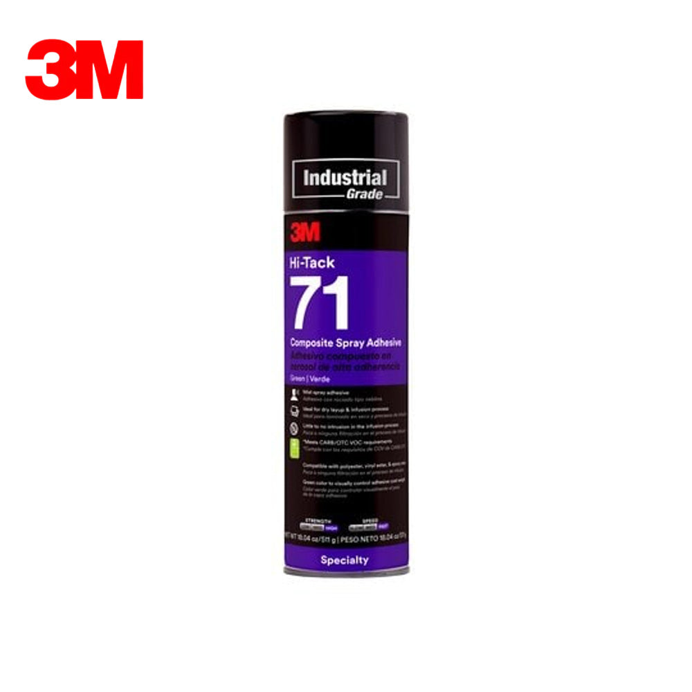 3M - 14329 - Hi-Tack Composite Spray Adhesive 71 - Green - 24 fl oz