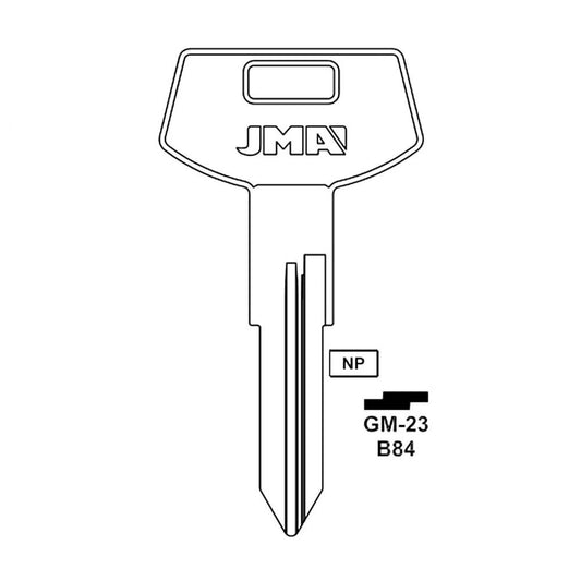 GM Key Blank - B84 / GM-23