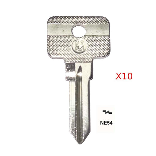 Fiat Ducati Porsche Key Blank - FI-3D / NE54 (Packs of 10)