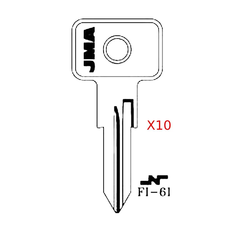 Fiat Key Blank - FT46 / FI-6I (Packs of 10)