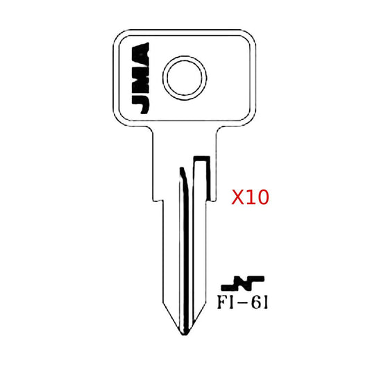 Fiat Key Blank - FT46 / FI-6I (Packs of 10)
