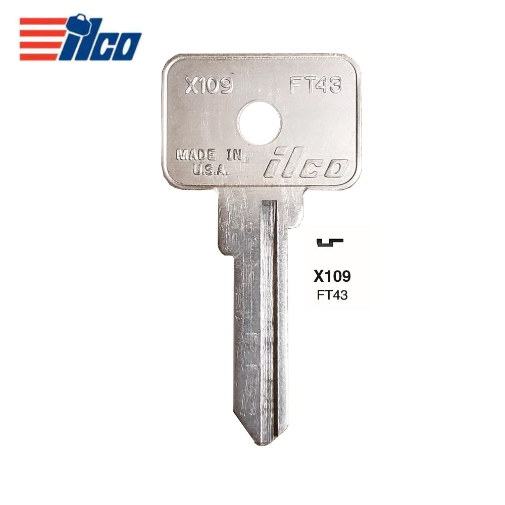 Fiat Key Blank - FI-7I / FT43 (Packs of 10)