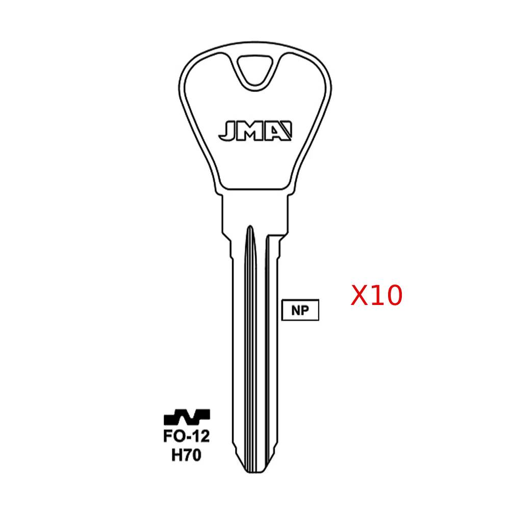 Ford Key Blank - H70 / FO-12 (Packs of 10)