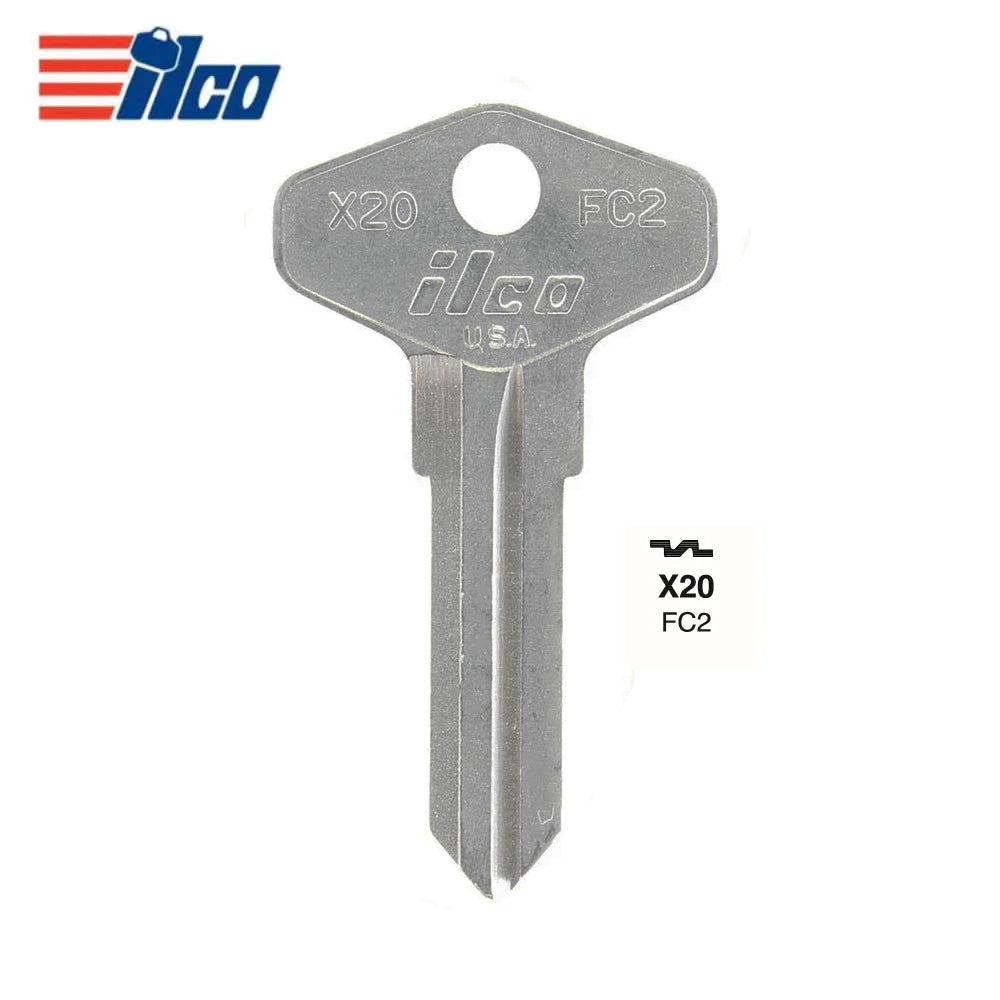 Ford Jaguar Key Blank - FO-5 / FC2