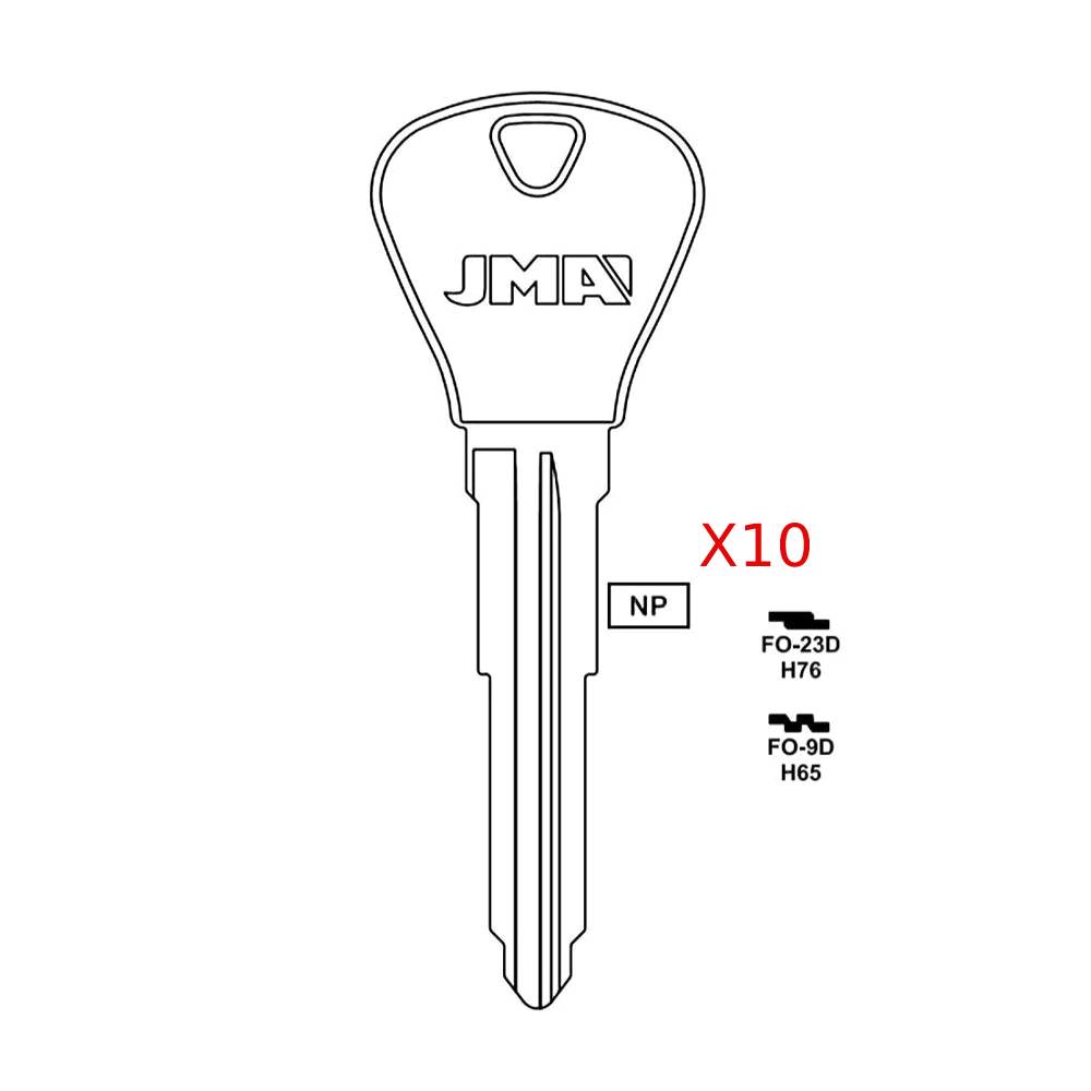 Ford Mercury International Key Blank - H76 / FO-23D (Packs of 10)