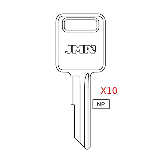 International Truck Key Blank - RA4/ AMM-3 (Packs of 10)
