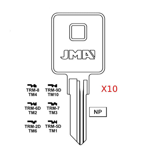 1601 Trimark Key Blank TM1 / TRM-5D (Packs of 10)