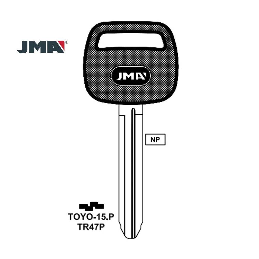 1990 - 2012 JMA Key Blank for Toyota Scion Suzuki/ TR47P