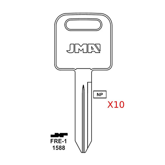 Freightliner Truck Key Blank - B90 / FRE-1 (Packs of 10)
