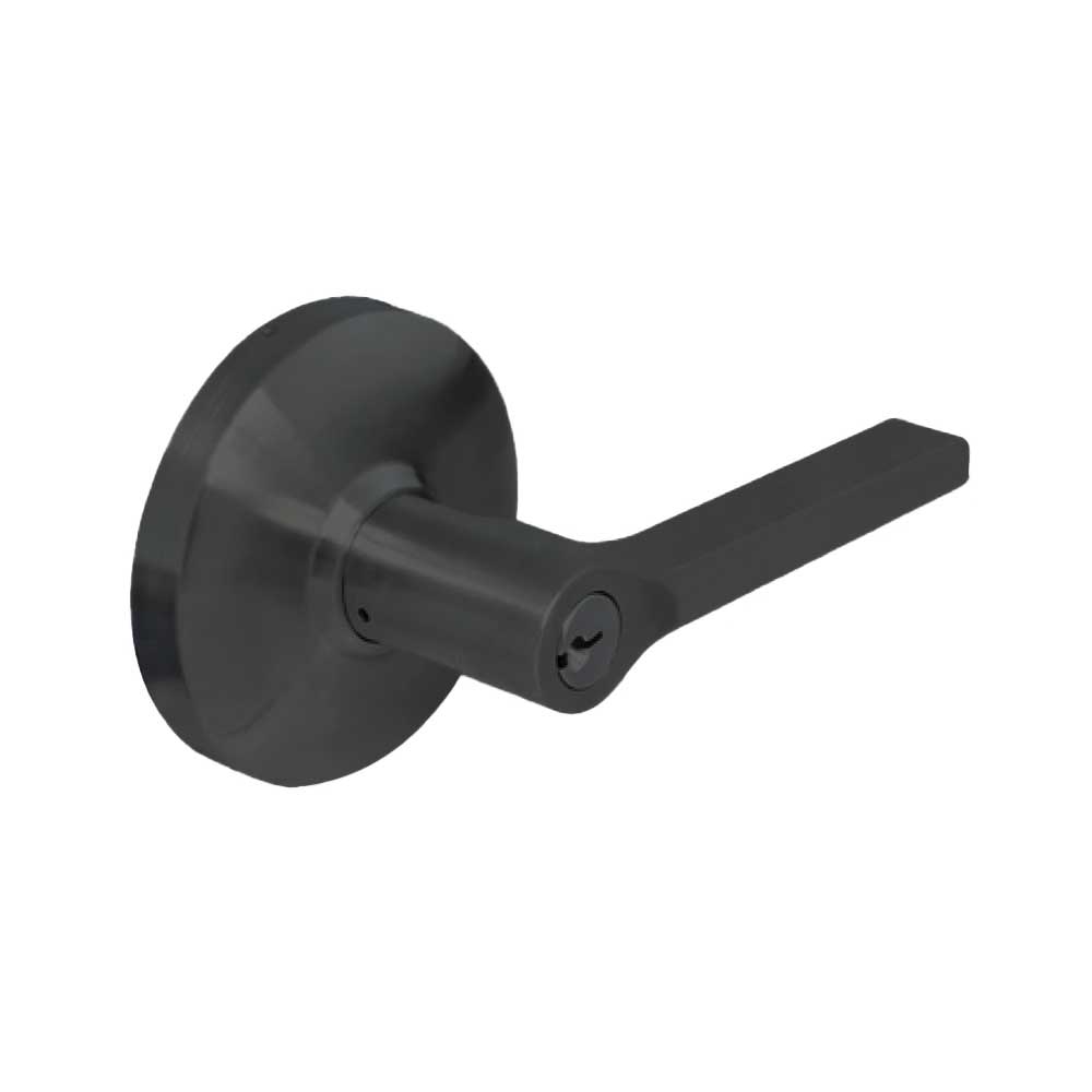 Cal-Royal - ICC2-LON00 - Cylindrical Clutch Mechanism Entrance Tuscany Series Lever Lock - SFIC Interchangeable Core - IC Keyway for BEST, FALCON and ARROW - Grade 2