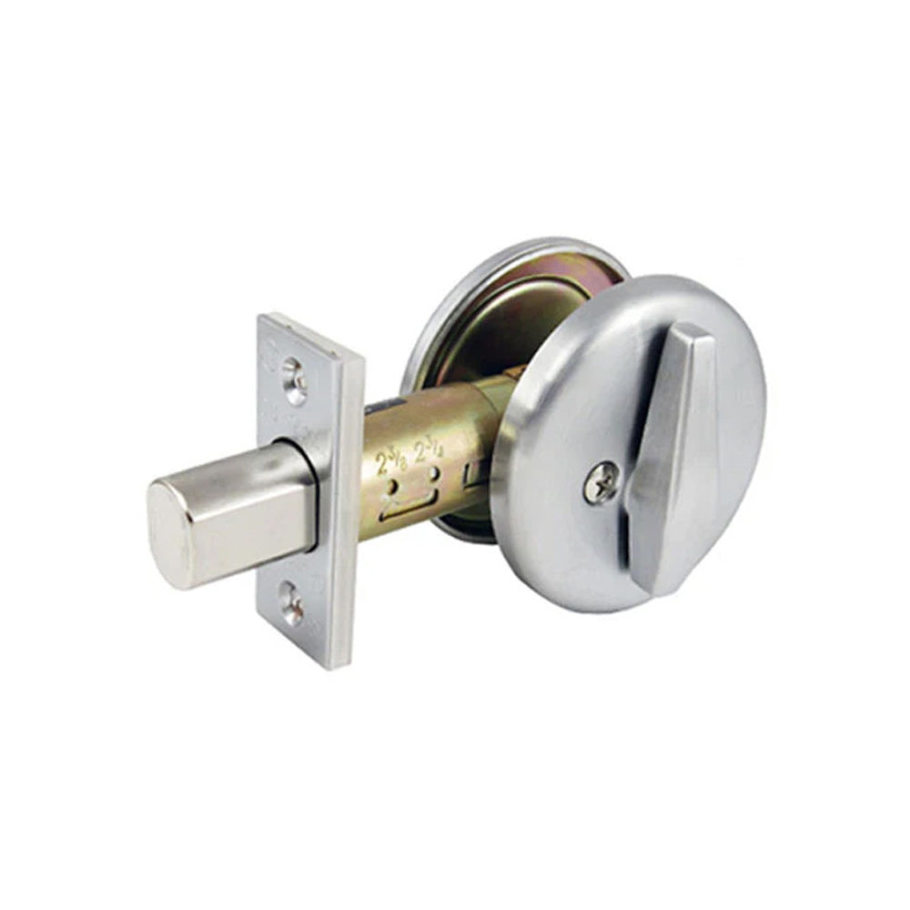 Cal-Royal - ULID365 - Heavy Duty One Sided DeadBolt Lock with External Plate - Grade 2