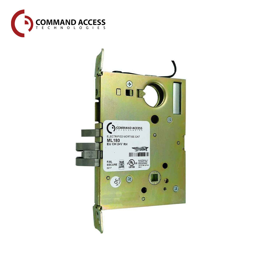 Command Access - Electrified Solenoid Mortise Lock (Chassis Only) - Fail-Secure - Grade 1
