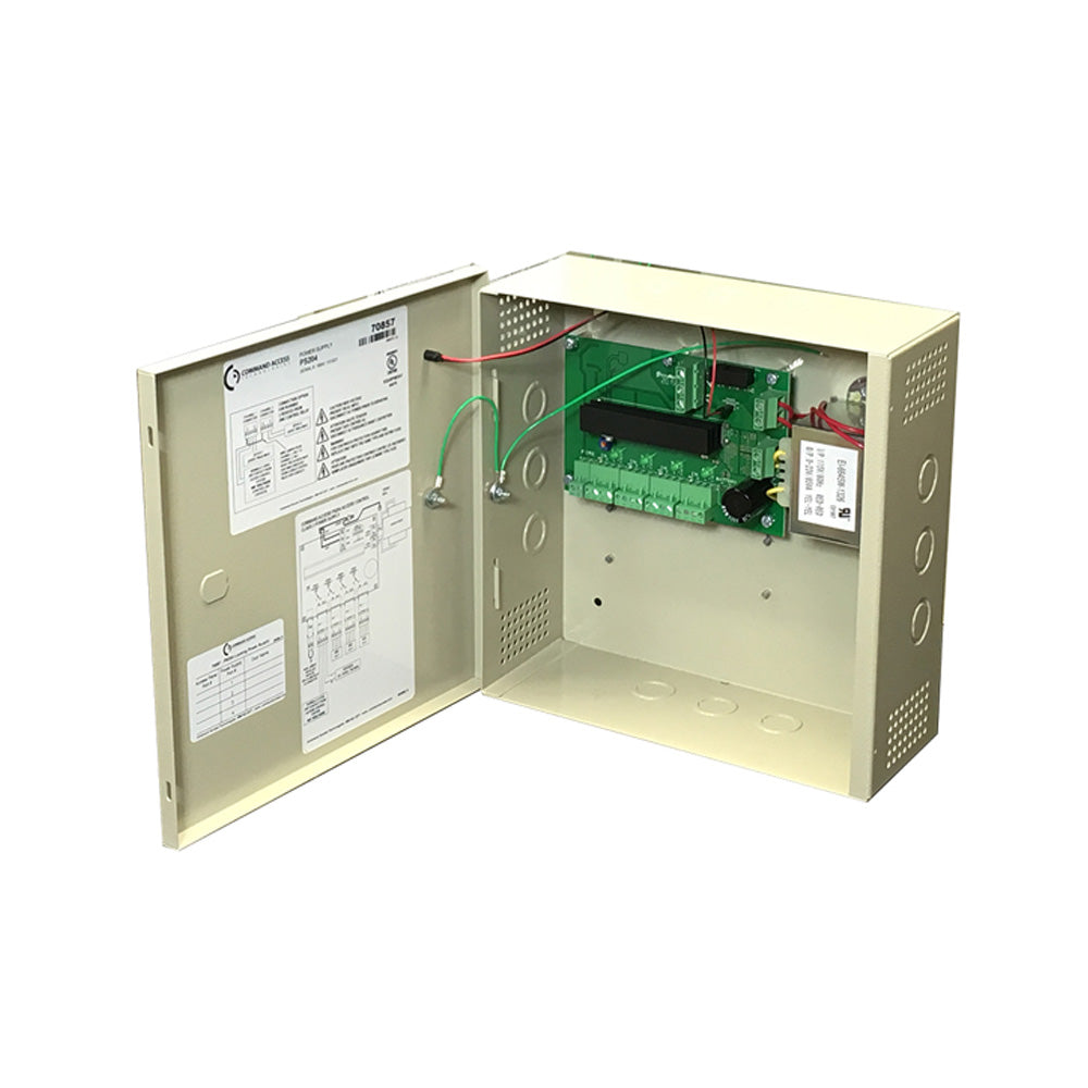Command Access - PS204 - UL 6E/CSA Linear with 4-I/0 Power Supply without Battery Backup