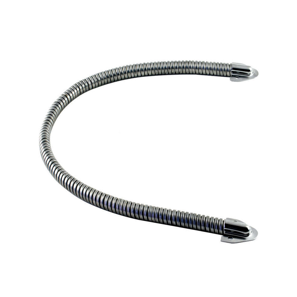Camden CM-PT375SS-24 Heavy-duty Power Transfer Cable Stainless Steel Endcaps - 3/8" Diameter - 12" Length