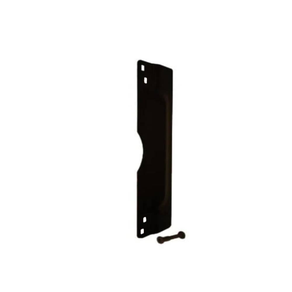 Don-Jo - 9211-EBF-DU - Latch Protector for Outswinging Doors 12 Gauge Steel 11 Length and 3 Width - DU (Duronodic Brown Coated)