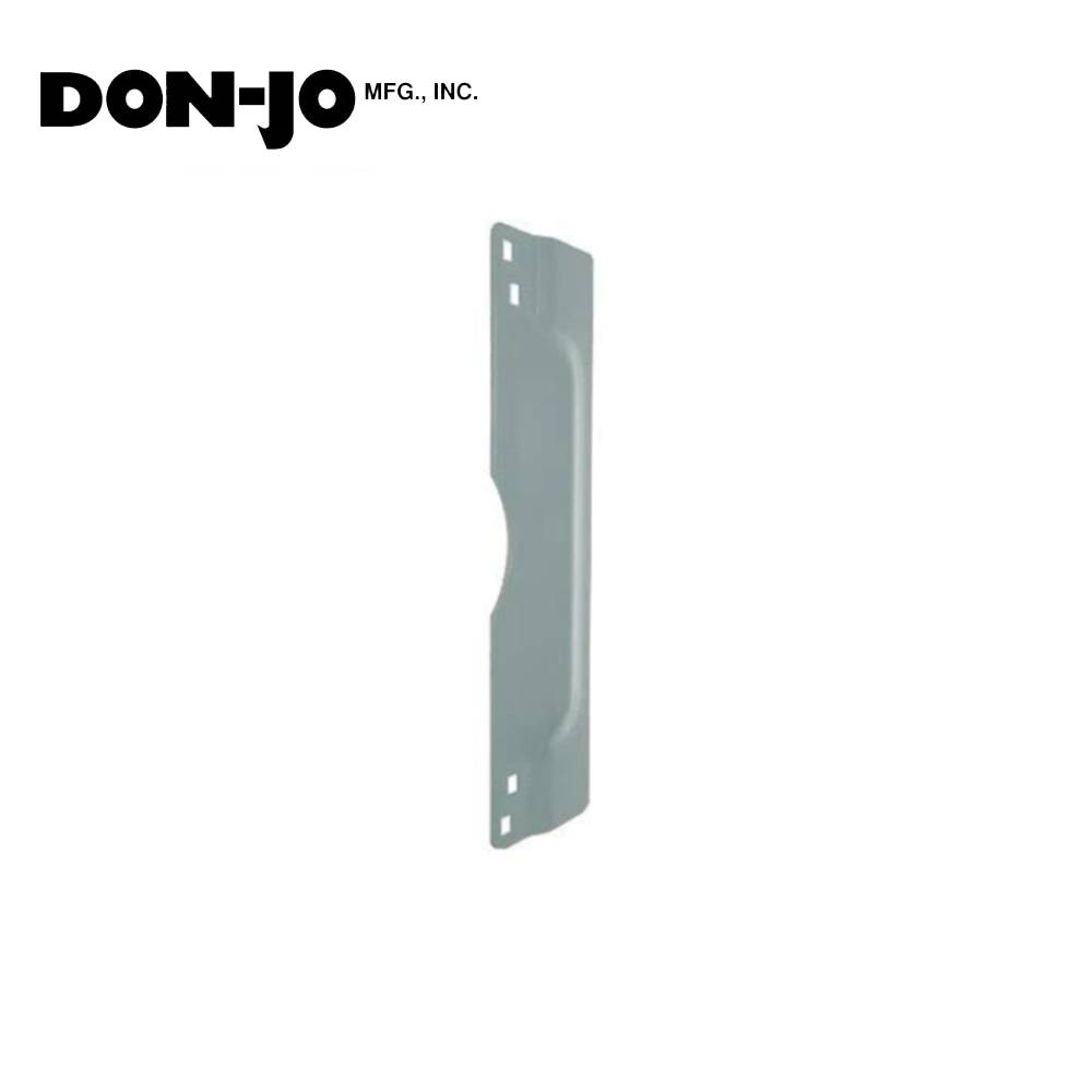Don-Jo - 9211-SL - Latch Protector for Outswinging Doors 12 Gauge Steel 11 Length and 3 Width - SL (Aluminum Painted Finish-689)