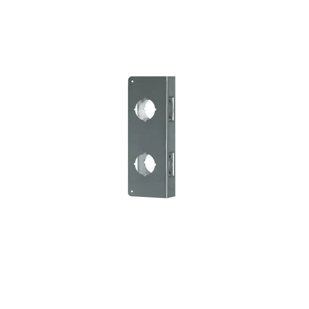 Don-Jo - 946-S-CW - Wrap Around Plate 22 Gauge Steel 12 Height and 4-1/2 Width with 6 CTC - S (Satin Stainless Steel Finish-630)