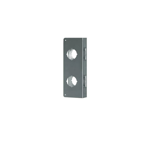 Don-Jo - 946-S-CW - Wrap Around Plate 22 Gauge Steel 12 Height and 4-1/2 Width with 6 CTC - S (Satin Stainless Steel Finish-630)