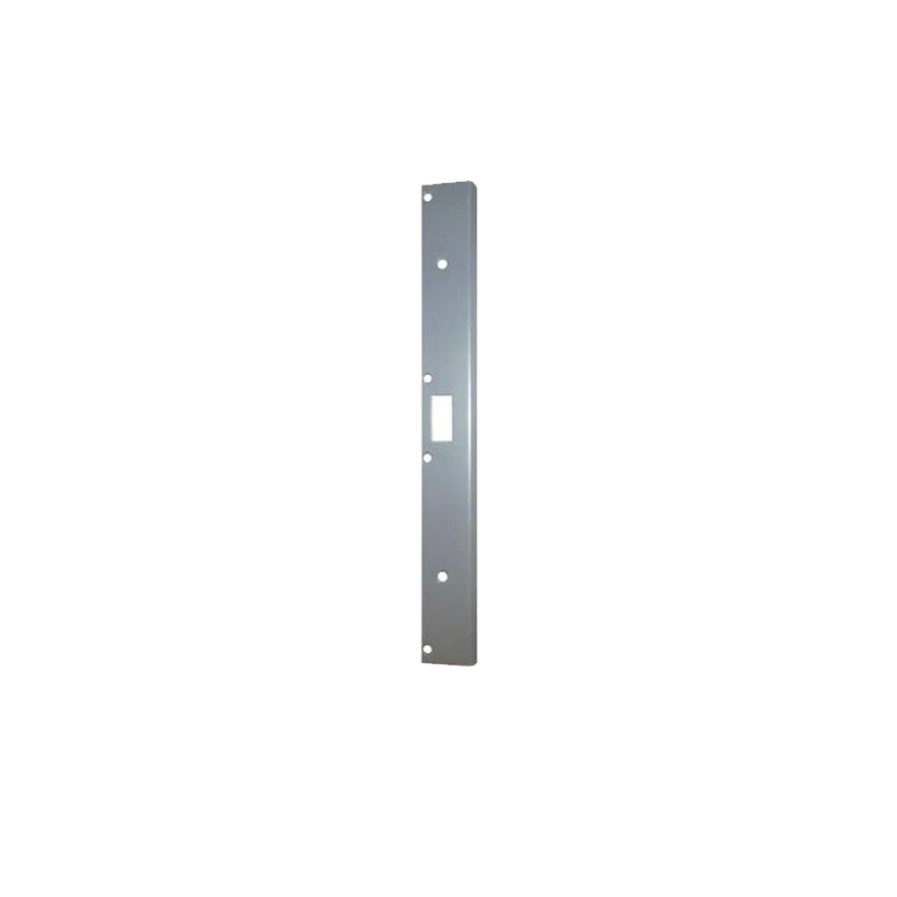 Don-Jo - AST-21341-SL - Single Hole Security Strike, 18 by 1-3/4 - Cylindrical Lock or Deadbolt - 689 (Aluminum Painted)