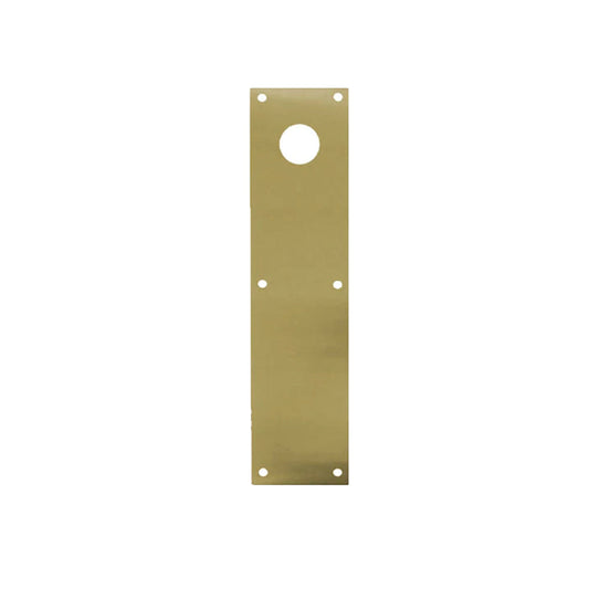 Don-Jo - CFD70-605 - Push Plate with 3-1/2 Width and 15 Length - 605 (Bright Brass Finish)