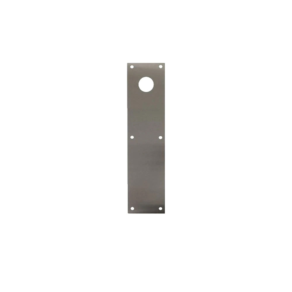 Don-Jo - CFD-71-630 - Push Plate 4 Width and 16 Length with Deadlock Hole at 2-1/2 on Center From Top - 630 (Satin Stainless Steel Finish)