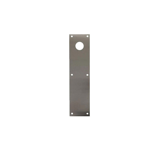 Don-Jo - CFD-71-630 - Push Plate 4 Width and 16 Length with Deadlock Hole at 2-1/2 on Center From Top - 630 (Satin Stainless Steel Finish)