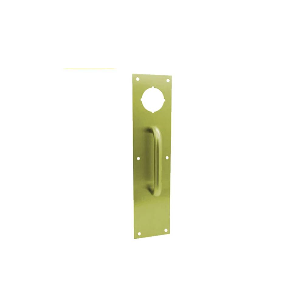 Don-Jo - CFK7015-605 - Pull Plate with Holes - 605 (Bright Brass Finish)